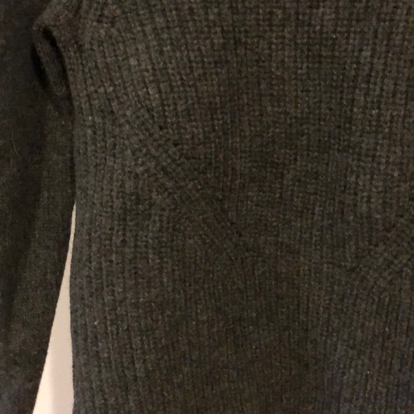 J. Crew Dark Grey 100% wool crew neck sweater - Picture 3 of 6